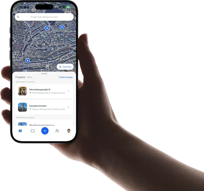 Blauplan App Mockup